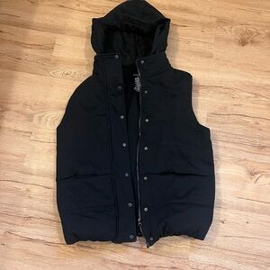Little Bipsy Black Hooded Vest